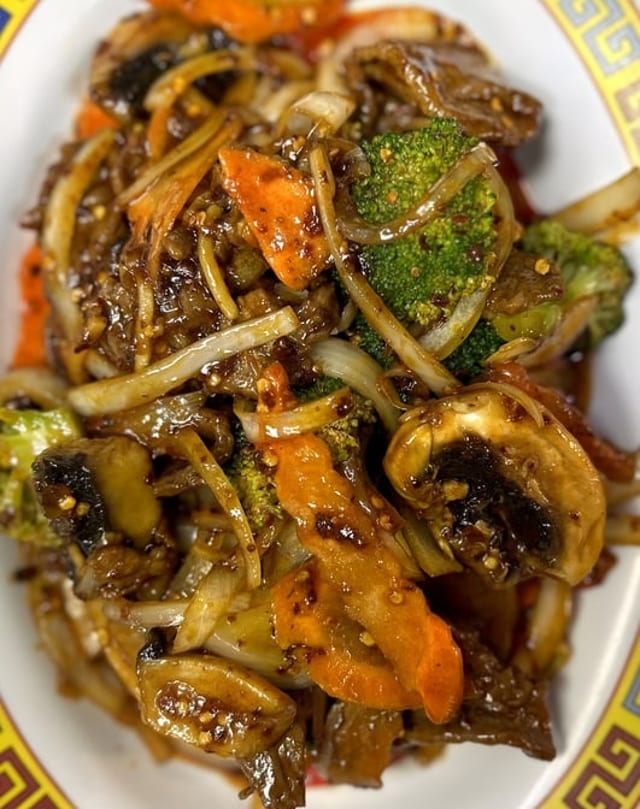 Hunan Beef Lunch.