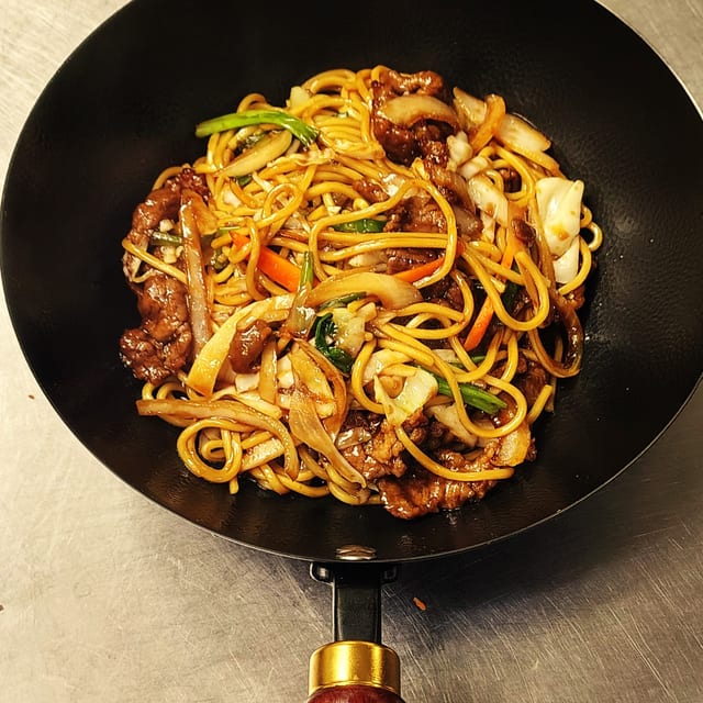 Beef Lo Mein Lunch.