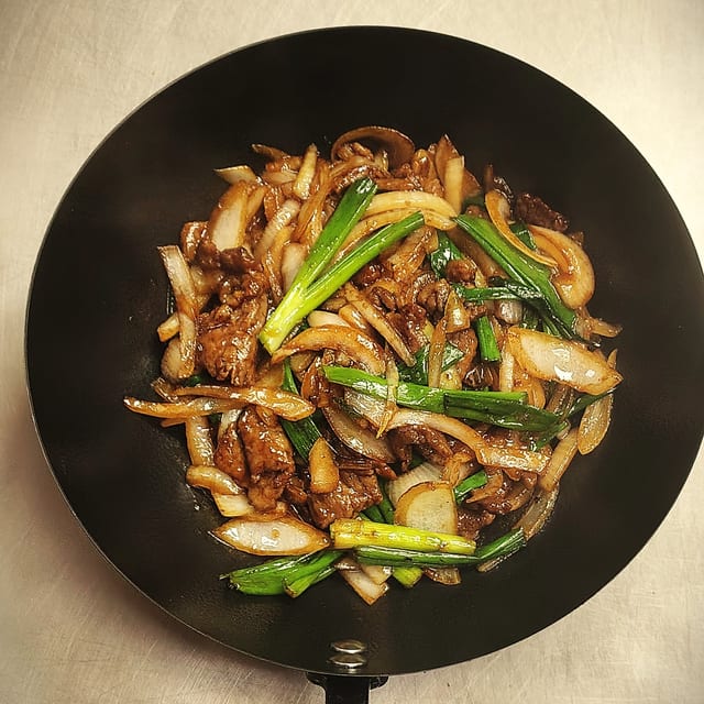 Mongolian Beef Dinner.