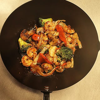 Shrimp with Vegetables Lunch