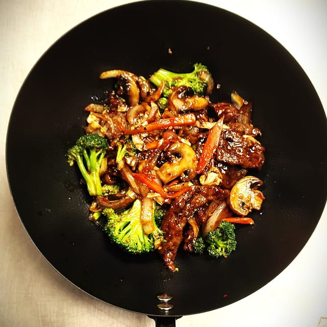 Garlic Beef Lunch.