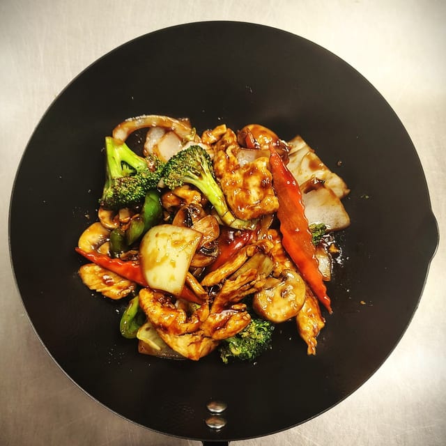 Chicken with Vegetables Dinner.