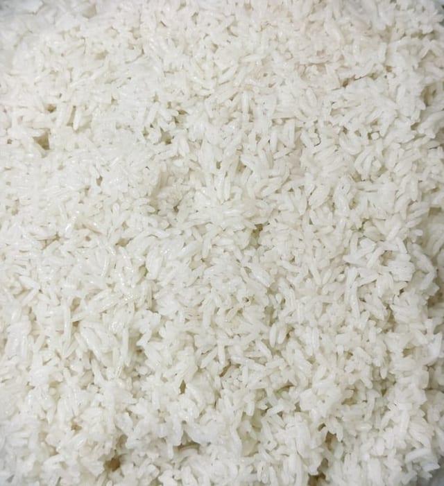 Steamed Rice.