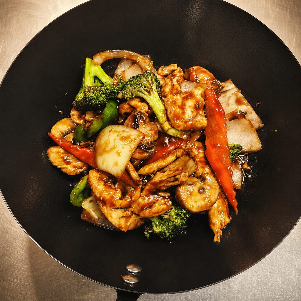 Chicken with Vegetables Dinner.