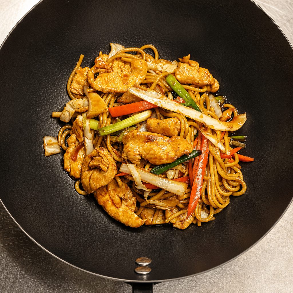 Chicken Lo Mein Lunch.
