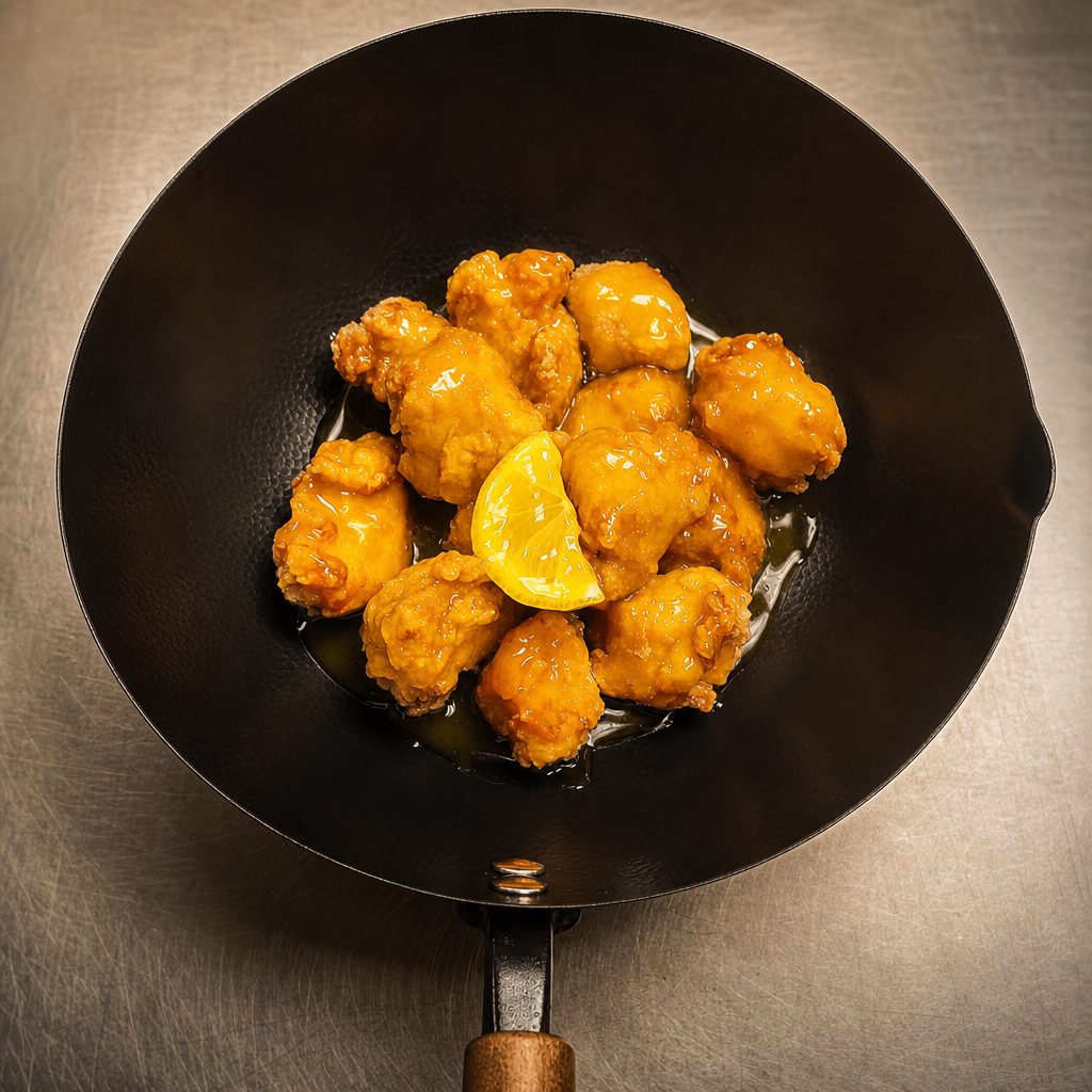 Lemon Chicken Dinner.