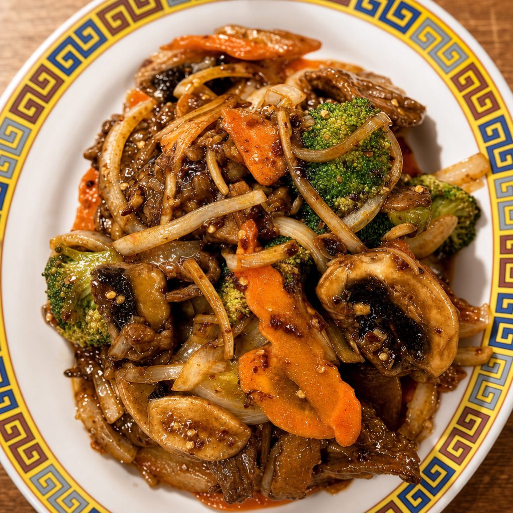 Hunan Beef Lunch.