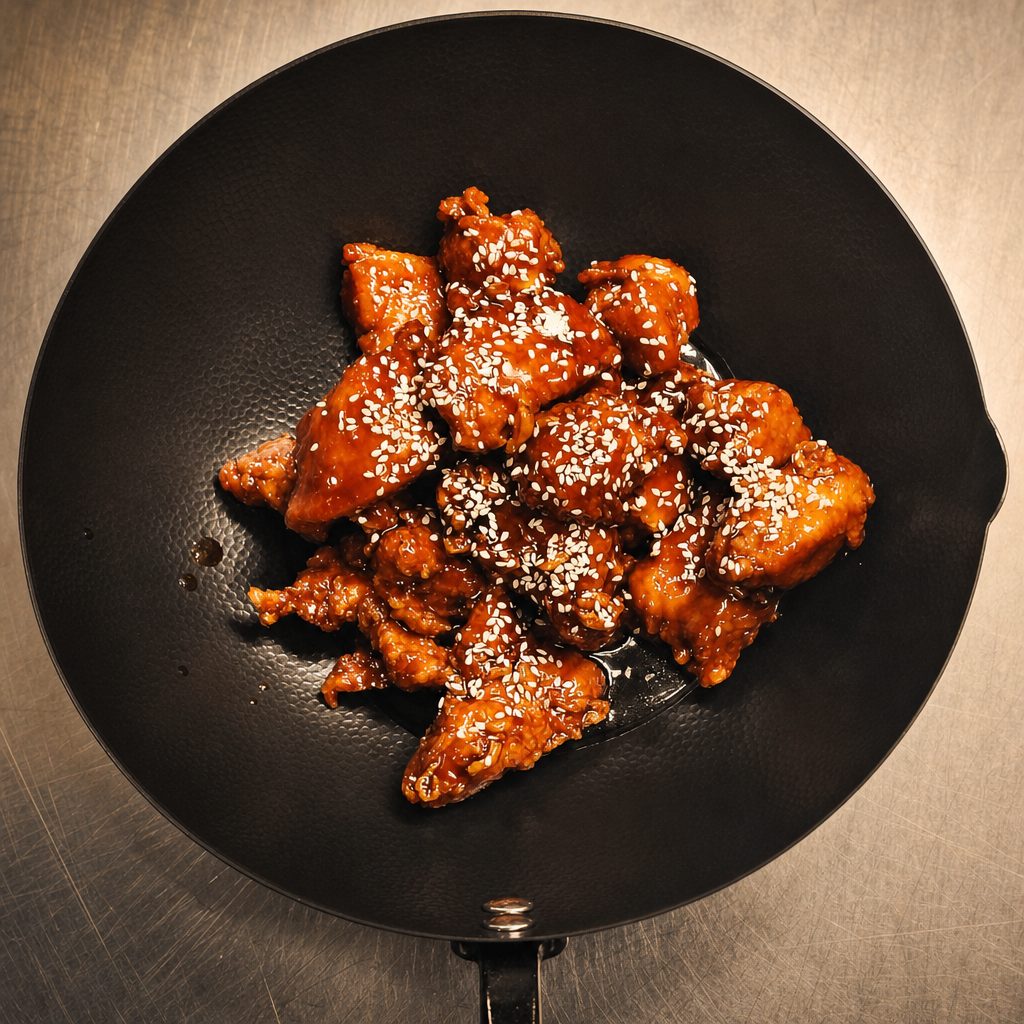 Sesame Chicken Dinner.