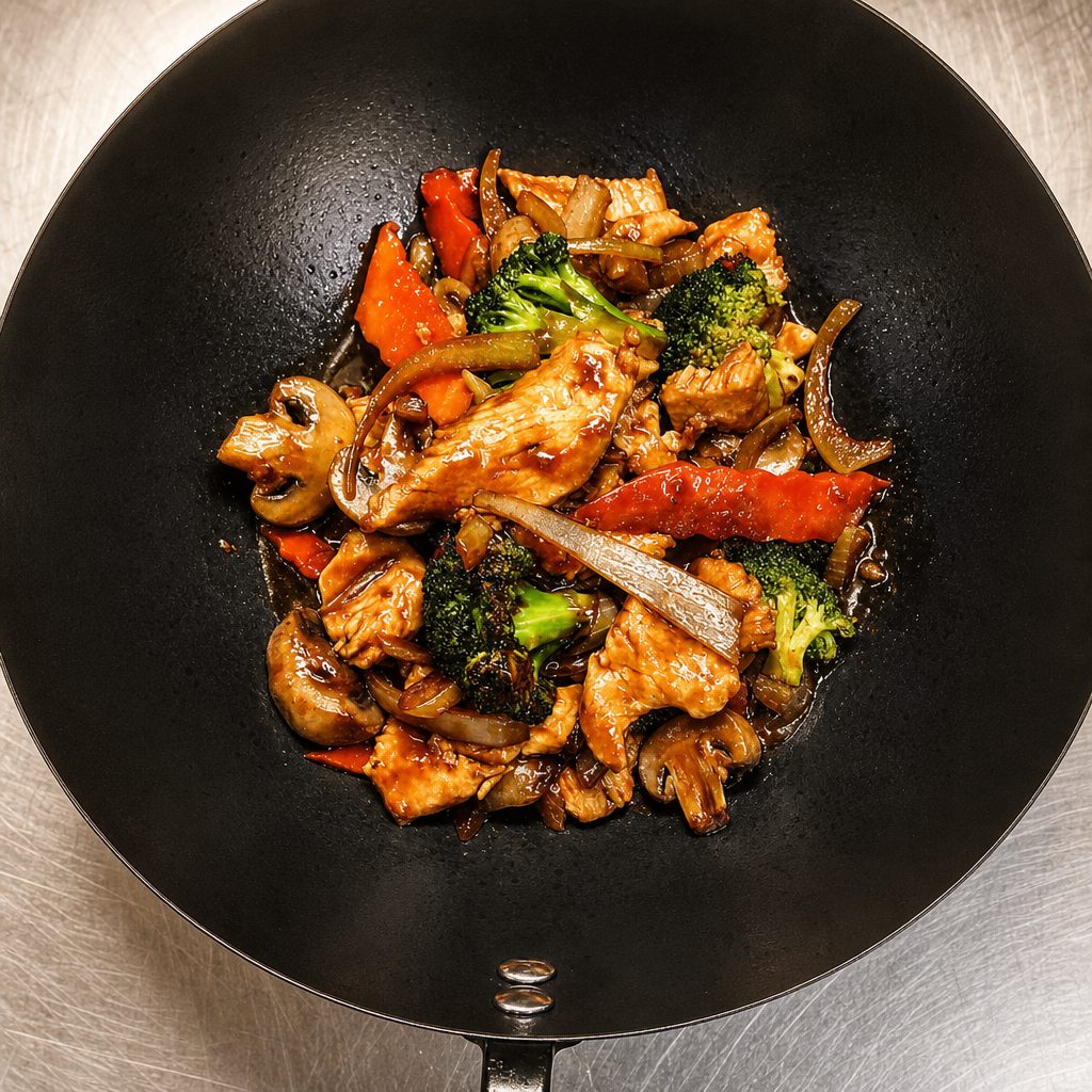 Hunan Chicken Lunch.