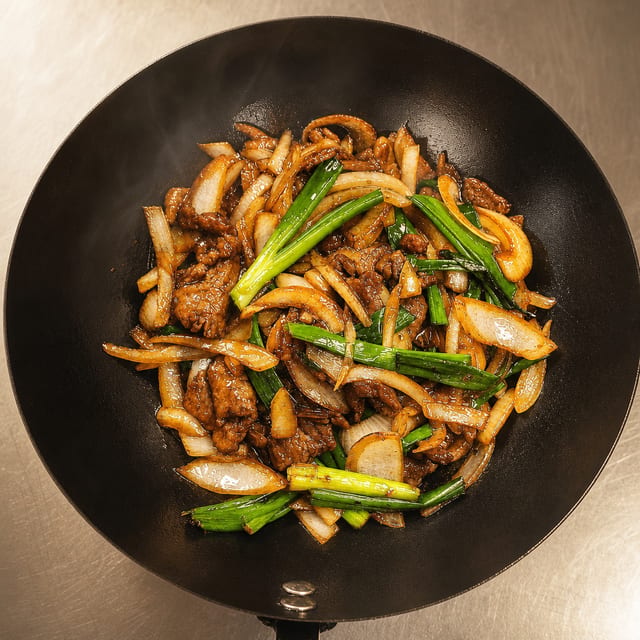 Mongolian Beef Dinner.