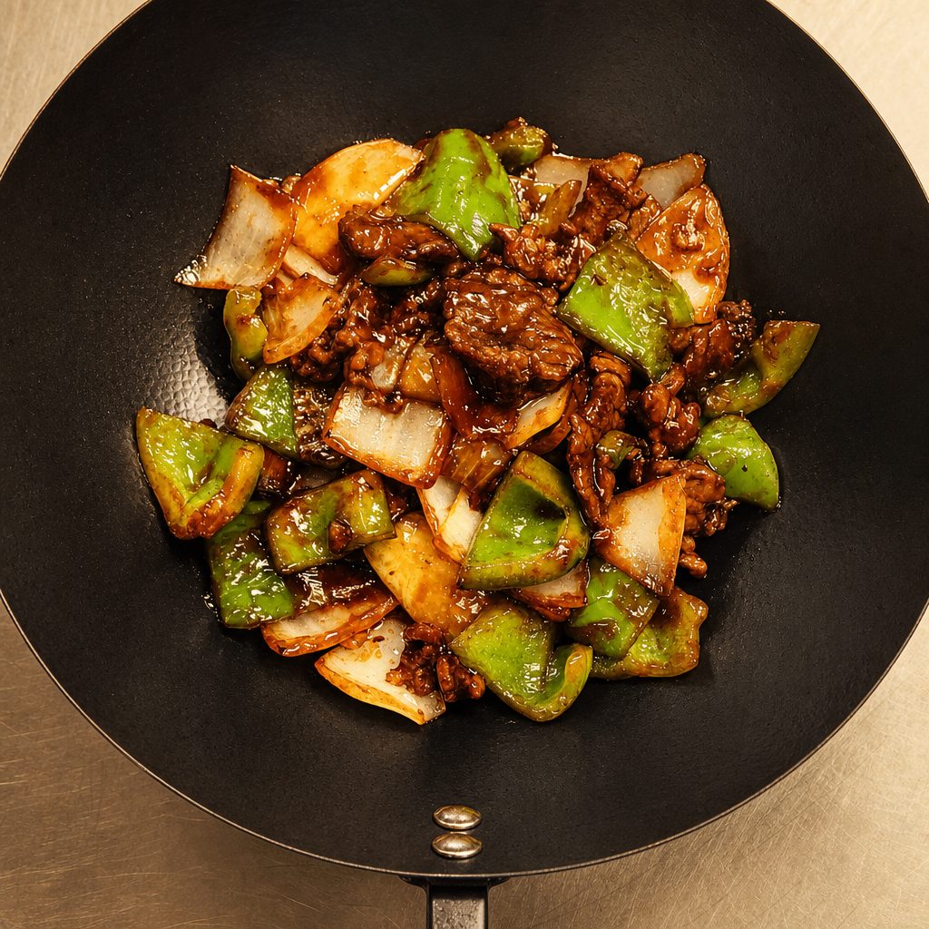 Green Pepper Steak Lunch.