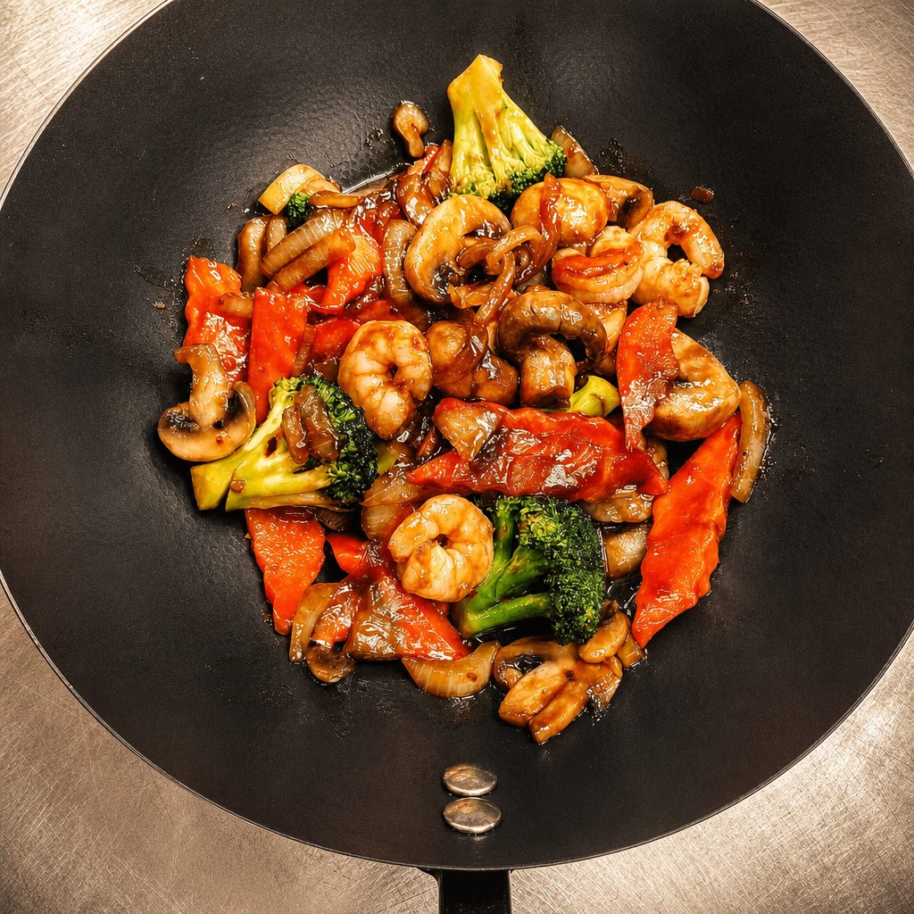 Hunan Shrimp Lunch.