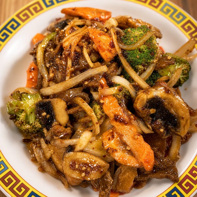 Hunan Beef Dinner.