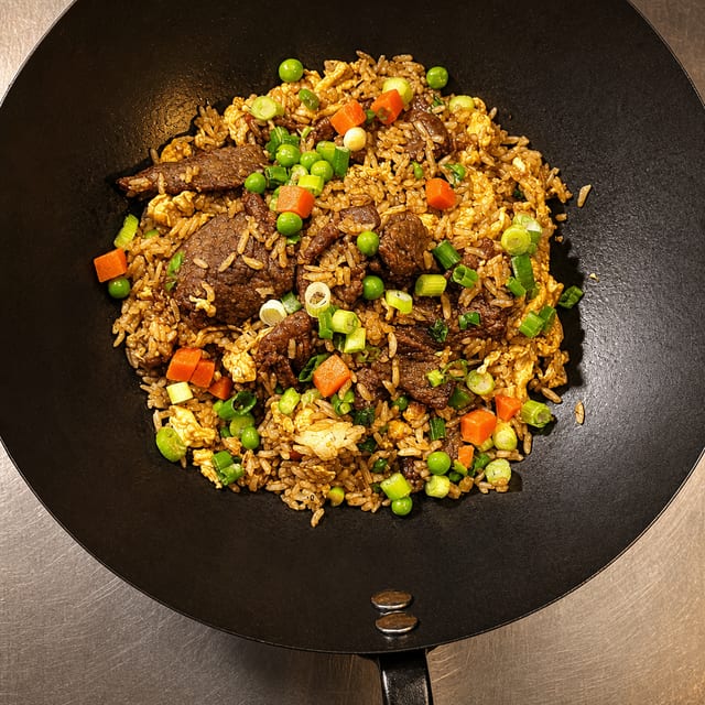 Beef Fried Rice Dinner.