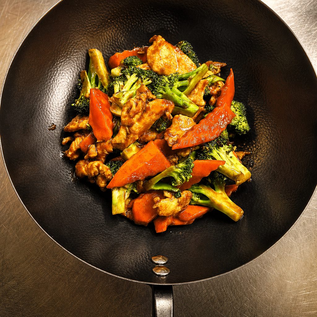 Chicken with Broccoli Dinner.