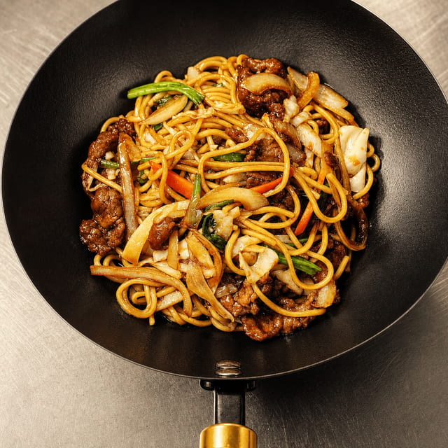 Beef Lo Mein Lunch.