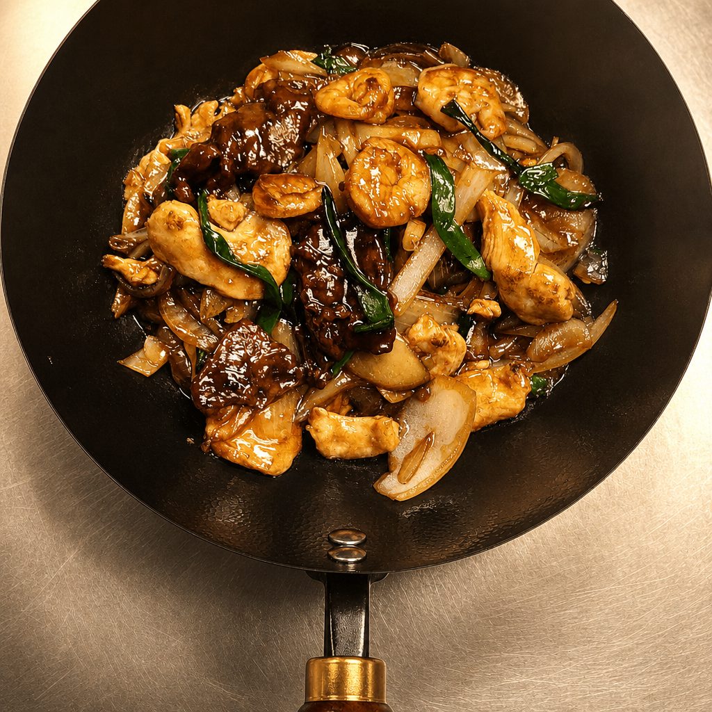Mongolian Combo Lunch.