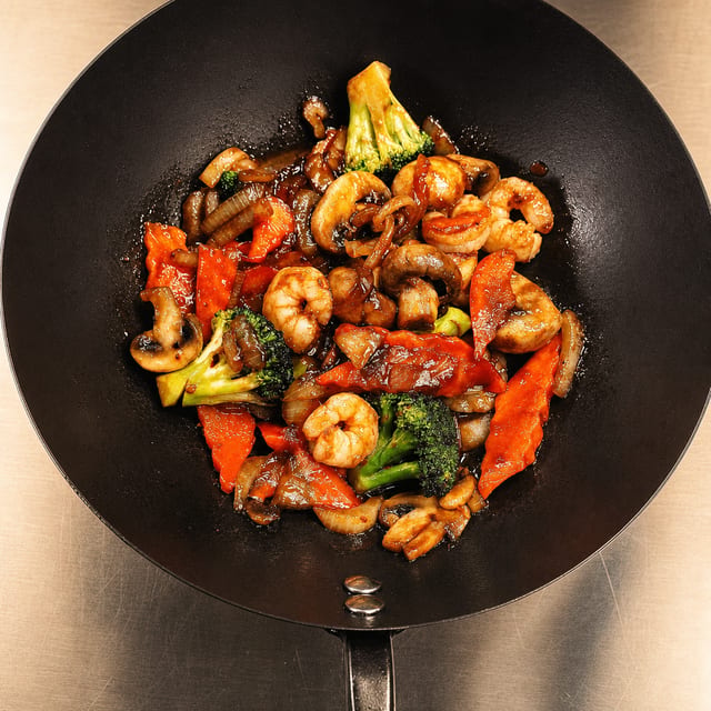 Hunan Shrimp Dinner.