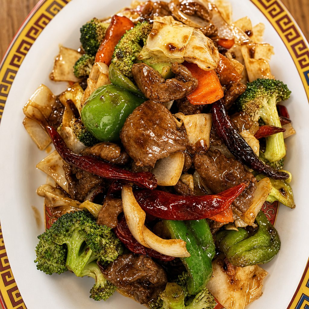 Kung Pao Beef Dinner.