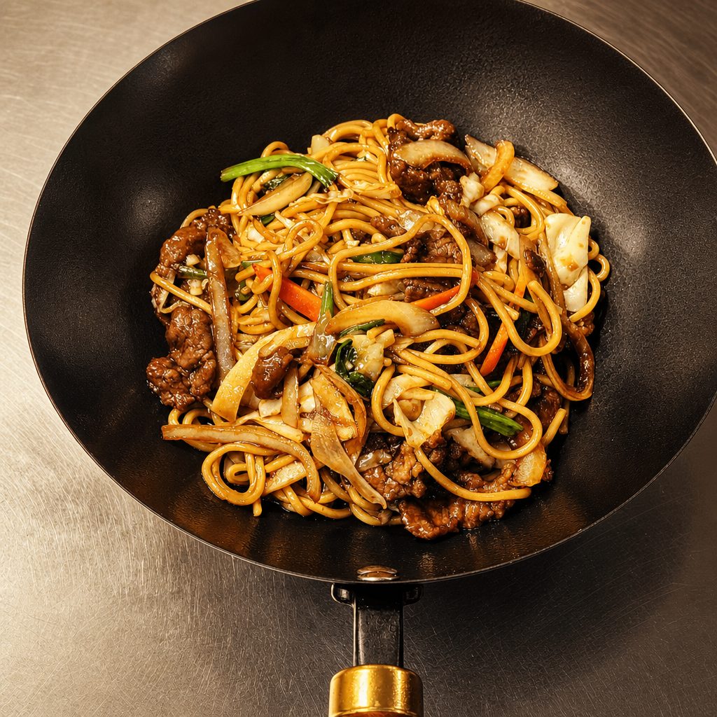 Beef Lo Mein Dinner.