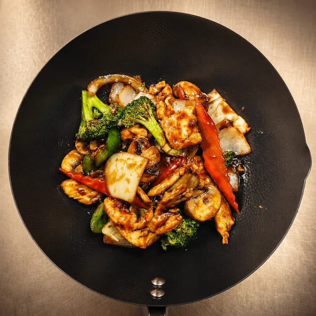 Chicken with Vegetables Lunch.