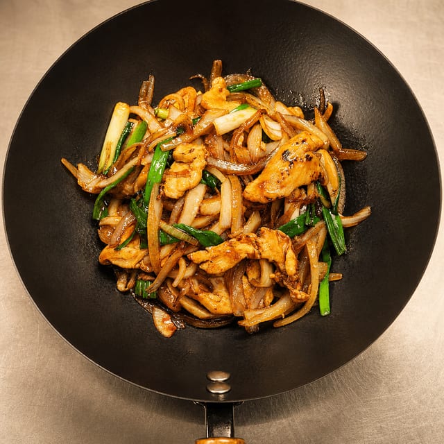 Mongolian Chicken Dinner.