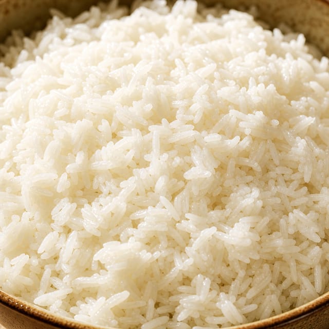 Steamed Rice.