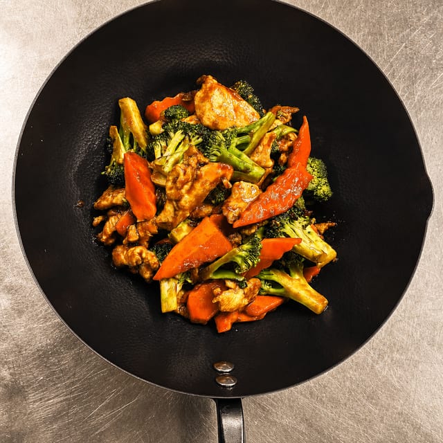 Chicken with Broccoli Lunch.